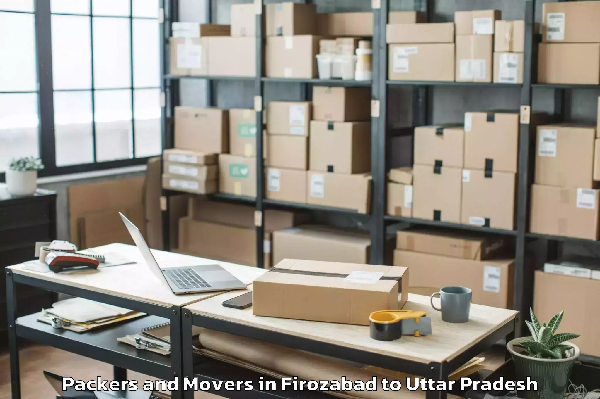 Book Firozabad to Bairia Packers And Movers Online